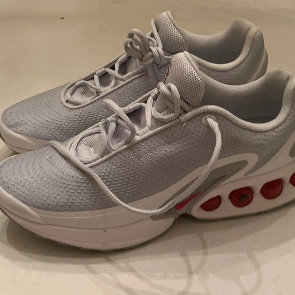 Nike Air Max Dn Shoes - Pure Platinum and Red — New without tags Men’s size 11
